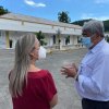 Deputada federal Kátia Sastre visita a Santa Casa de Santos